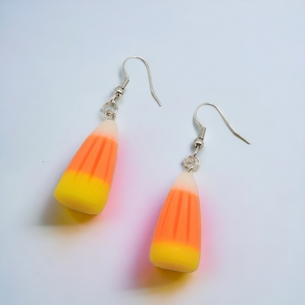 Halloween Candy Corn Earrings